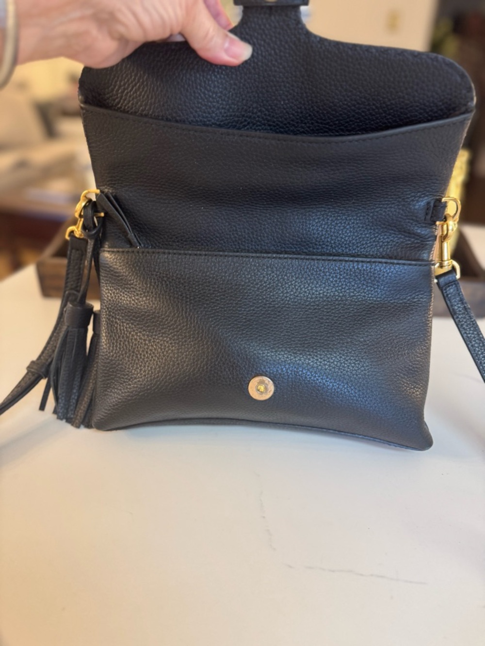 π€ TORY BURCH FLAP CROSS BODY BAG MCCRAW! - Picture 14 of 16